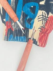 2pcs Faux Wood Handle Seam Ripper With Transparent Safety Cap, Metal Sharp Blade, For Sewing Seam Ripping, Cross Stitch Error Correction, DIY Fabric Crafts, Old Clothes Remaking, Suitable For Home Sewing Users And Embroidery Hobbyists - Sewing Thread Picker and Seam Ripper - View 1