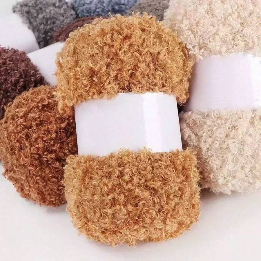 50g/1PC 1/16S Cloud Loop Knitted Yarn, Handmade DIY Crochet Yarn, Knitting Yarn For Scarves And Dolls - 50g/1pc - View 1