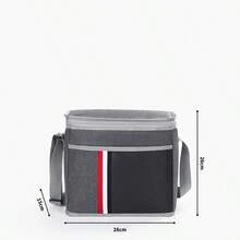 1 túi giữ nhiệt cách nhiệt, túi giữ lạnh bằng vải Oxford chống thấm nước có dây đeo vai điều chỉnh được, dung tích lớn chống rò rỉ, phù hợp cho bữa trưa, dã ngoại, du lịch - Nhiều màu - Xem 13