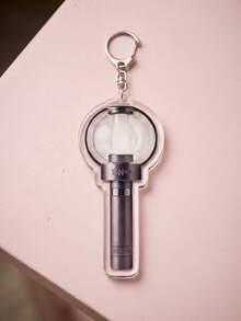 1Pc/8Pcs K--Pop Fan Light Stick Acrylic Keychain Charms, Cute Music Group Replica Pendant Set, Y2K Concert Enthusiast Accessory, Perfect Gift For K-Pop Fans And Friends, High-Quality Transparent Acrylic, Suitable For Tote Bags, Keys And Daily Decoration. - Multicolor - View 8