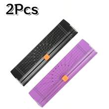 1Pc/2Pcs A4 Paper Cutter, 12 Inch Paper Trimmer With Safety Guard And Side Ruler, Portable Paper Cutter For Craft Paper, Labels - Multicolor - View 13