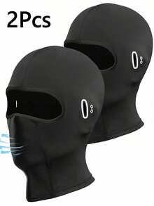 1pc Or 2pcs Ski Balaclava Face Mask With Goggle Hole, Lightweight Ice-Cooling Summer UV Protection Sun Protection Neck Gaiter For Motorcycle, Skiing, Snowboarding, Unisex - Multicolor - View 11
