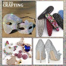 3 Boxes AB And Clear Mixed Color Flat Round Rhinestones, Multi-Size Glass Crystal Beads For DIY Nail Art - SB66-36 Grille - View 3