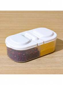 1/2pcs Double Layer Mesh Food Storage Boxes, Minimalist Transparent Storage Boxes, Suitable For Kitchen, Summer Beach Party, Food, Camping, Organization, Room Decor, Kitchen Supplies. - White - View 16