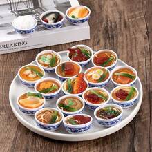 2026 Bestselling Realistic Food Ceramic Bowl Keychain Pendant, Chinese Style Miniature Food Model - Perfect Gift For Birthday, Holiday, Valentine's Day, Collection, Easter, Hand Activity, Party Favor, Kids Party Favor, Fun, Creative Gift For Teens - Squishy - Multicolor - View 3