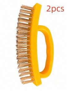 Stainless Steel Wire Brush Rust Removal Tool, Heavy Duty Metal Cleaning Brush, Suitable For Kitchen Grease, BBQ Grill, Range Hood, Floor Scrubbing, Multi-Functional Durable Cleaning Accessory - Multiple Styles - View 15