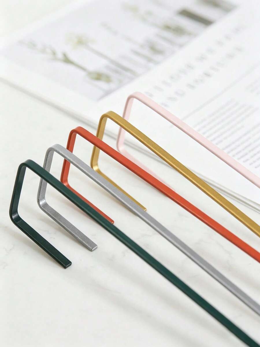 2pcs/Set Christmas Wreath Hanging Hooks, Adjustable Metal Retractable Door Hangers, Indoor Outdoor Festive Holiday Decor, Valentine's Day Decorations - Multicolor - View 1