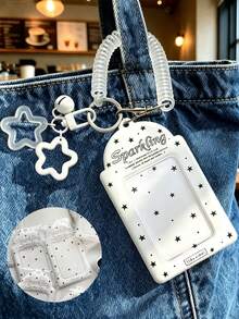 Lucky Star Card Pack; Comes With A Detachable Pendant. Suitable For Student ID Card And Bank Card. Essential For Returning To School, Holiday Gifts - Multicolor - View 3