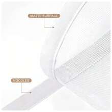 Home Invisible Detachable White Mosquito Net Window Screen, Dense Mesh, Breathable, Washable, Self-Adhesive No Drilling Easy Installation - Edged Style - View 4