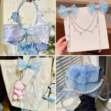 5 Gulungan Pita Sepanjang 50 Yard, Cocok untuk Dekorasi Pita, Dekorasi Pohon Natal, Pembungkus Kado, Dekorasi Pernikahan, Hiasan Kepala, Buket Mewah, Dekorasi Kue, Pembuatan Pita, dll. - Beraneka warna - View 3