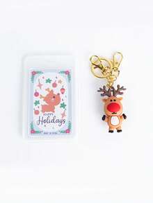 Christmas Vertical Card Sleeve -With Christmas Tree Elk And Other Styling Pendants, Student Work Certificate Dust Protective Sleeve Card Sleeve - Multicolor - View 14