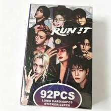 1Set/92pcs KATSEYE Song RUN IT Merchandise 3-Inch Photo Cards, Celebrity Stickers, LOMO Cards, Photo Cards, Suitable For Fan Collection, Journal Decoration, Halloween Gifts, Party Gifts, Christmas Gifts, Photocard, Katseye K POP Btsarmy - Multicolor - View 11