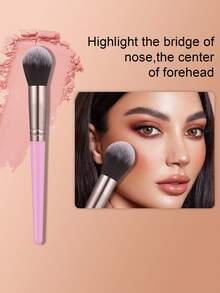 24Pcs/3pcs Pink Makeup Brushes Cosmetic Sponges Triangle Powder Puffs Finger Puffs Silicone Cleaning Bowl Cloud Shape Headband Travel Wash Bag Ultra Soft For Foundation Concealer Powder Blending Makeup Tool Kit For Beginners - Pink - View 2