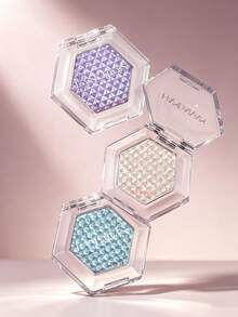 HANDAIYAN Palet Eyeshadow Chameleon, Ciptakan Sorotan Wajah dan Mata yang Memukau, Palet Eyeshadow Portabel, Cocok untuk Berbagai Pesta, Bar, dan Acara Dansa - 02 - View 10