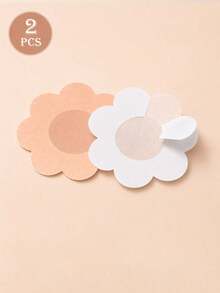 2/100pcs Disposable Nipple Covers, Self-Adhesive Invisible Seamless Concealment Patches, Soft And Comfortable, Suitable For Dresses And Tops - Multicolor - View 8