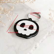 2pcs Skull Keychain Set, Skull-Shaped Beer Bottle Opener + Metal Gothic Skull Keychain, Exquisite Street Style Design, Durable Metal Texture Key Ring - Multicolor - View 6