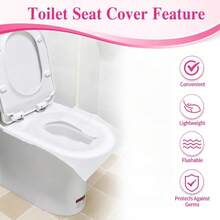 20/50/100Pcs XL Toilet Seat Covers Disposable Flushable Paper For Potty Training - Multicolor - View 3
