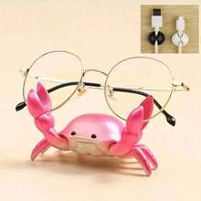 1pc Multifunctional Crab Shaped Desktop Organizer Phone Stand Pen Holder Glasses Rack Jewelry Tray Cute Office Decor Home Desktop Accessory Unique Gift For Men And Women Study And Workstation Supplies (Fashionable Space-Saving) - Multiple Styles - View 9