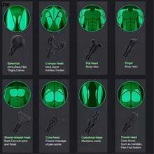 JW Massage Gun Professional Massage Gun - Multiple Massage Heads For Various Body Parts. USB Charging Device. Compact And Lightweight Design. Suitable For Use At Home, Office, And During Travel. Large Promotion Of Massage Hammer. - Multicolor - View 9