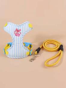 1pc Rabbit Vest Harness Leash, Suitable For Small Dogs, Teddy, Bichon Frise, Puppies, Adjustable Pet Dog Leash, Rabbit Harness, Rabbit Supplies, Rabbit Pet Supplies, Rabbit Supplies, Dog Supplies, Cat Supplies, Dog Leash - Multicolor - View 8