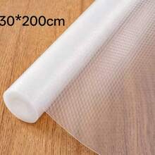 1 Roll Cabinet Liner Mat, Moisture-Proof Heat Resistant Non-Slip Drawer Table Pad, Waterproof Oil Dust Proof For Cabinet Drawer Fridge, Easy To Clean, Kitchen Counter Furniture Storage Mat, Home & Christmas Party Organizer Kitchen Storage Accessories - A - View 14