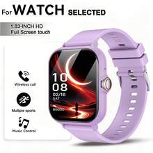 AZRTL 1pc Fashionable Unisex Sports Smartwatch, Wireless Calling, Step Counting, Calorie Tracking, Sports Modes, Stopwatch, Message Notification, Customizable Watch Face, Remote Camera Control, Distance Tracking, Music Playback, Multi-Function Smart Watch, Suitable As A Gift - View 8