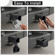 2-Inch Trailer Hitch Receiver Cover With American Flag Design – Waterproof Dust Plug For SUVs & Trucks, Universal Fit, Protects Against Mud, Snow & Debris - A - View 5