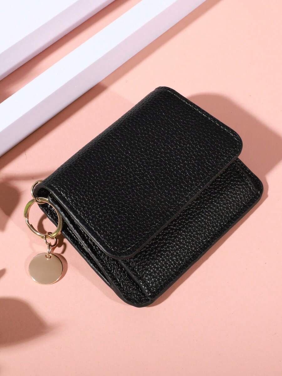 1. Women's Solid Color Minimalist Ultra-Thin Card Holder, Fashionable Women's Card Wallet Coin Purse 2-In-1. Multi-Functional Anti-Theft Design, Suitable For Travel, Business, Commuting And Back To School Scenarios