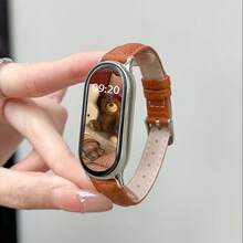 Elegant & Stylish Watch Band, Multi-Functional, Durable & Exquisite Vintage Lychee Texture Design, Compatible With Xiaomi Band 10/9/8 Series, Equipped With Quick Release Buckle Design, Supports NFC Version Sharing, Sports Smart Companion Style - Multicolor - View 6