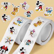 Disney 500pcs Mickey Mouse Stickers, Creative Funny Cute, Suitable For Decorating Desktops, Folders, Pen Holders, Notebooks And Other Office Scenes Graffiti Stickers - Multicolor - View 3