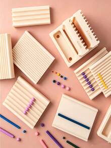 1/2pcs Soft Clay Shaping Tools, Can Make Spherical And Strip-Shaped Clay, Jewelry Making Set, DIY Earrings, Pendants, Hair Clips, Soft Clay Mold Tools, Multiple Sizes, Suitable For Soft Clay, Ceramics, Creative Handmade Molds - A - View 6