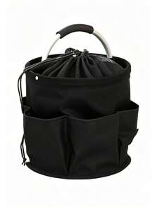 Multifunctional 6-Compartment Folding Storage Basket With Handle, Suitable For Picnic, Beach Or Toiletries Storage, Applicable For Travel, Home, Camping, Gardening And More, Durable And Sturdy - Multicolor - View 19