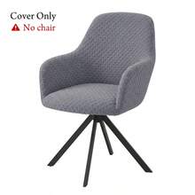 1pc High Back Armchair Cover, Jacquard Stretch Bar Stool Cover, Anti-Dirt Makeup Chair Cover, Suitable For Restaurant, Home, Banquet - Multicolor - View 10