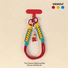1pc Cute Puppy Capybara Short Phone Lanyard Universal Phone Case Anti-Loss Wrist Strap Pendant - Multicolor - View 5