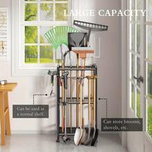 Supports de rangement pour outils de garage - Noir - Voir 5