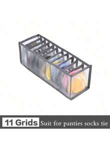 3 Models Underwear Storage Box Socks Underwear Storage Box Drawer Storage Bag Sun Protection Travel Cool Bag - Grey - View 6