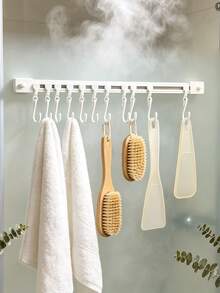 Cabinet Side Adhesive Hooks, Utilizing Unused Cabinet Side Surfaces, Not Occupying Cabinet Door Interior Space, Hanging Aprons, Heat-Resistant Gloves, Kitchen Utensils, Fully Utilizing Corner Space For College Dorms, Kitchen Expansion Storage Hooks - View 7