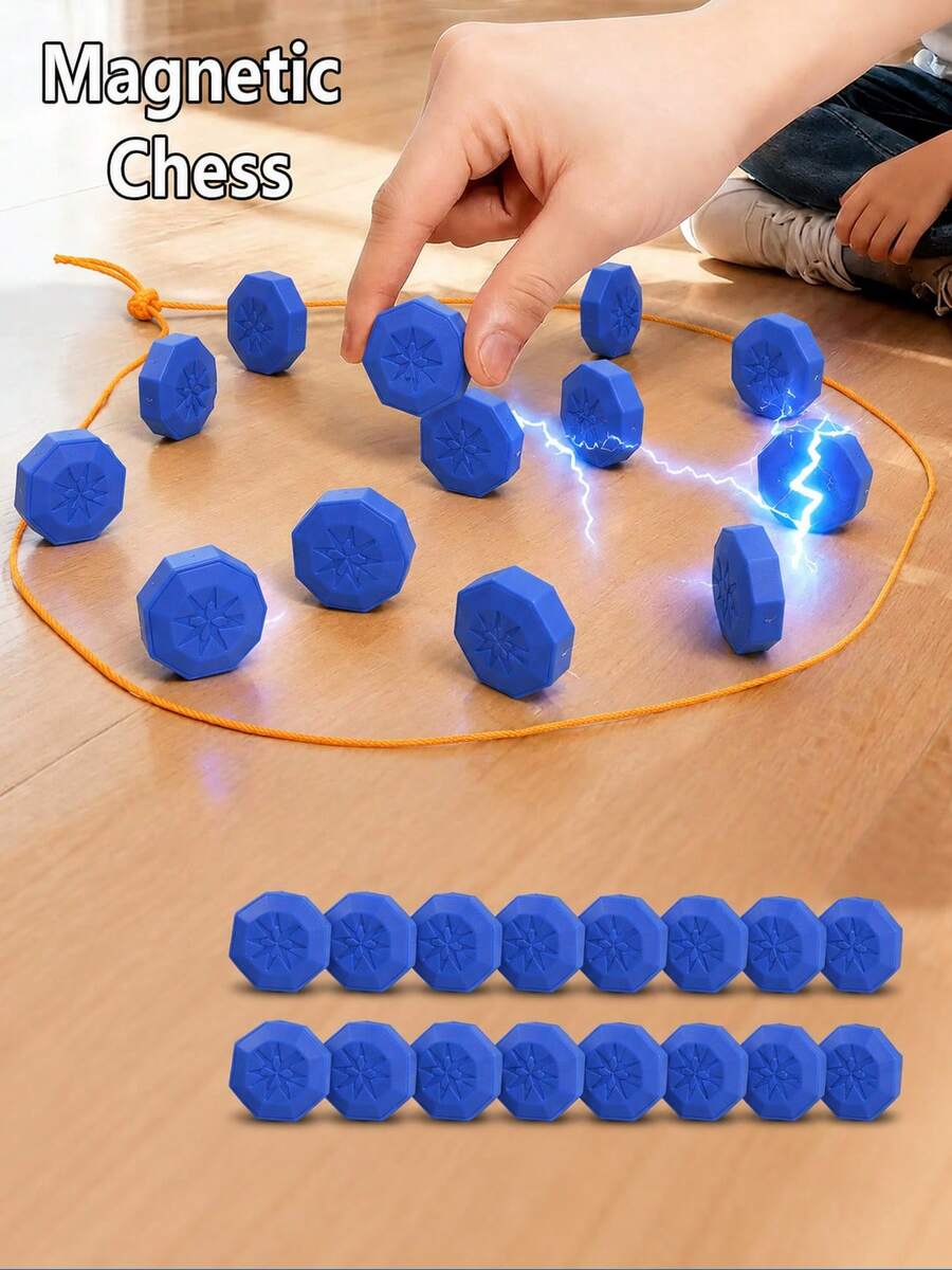 Children's Magnetic Effect Board Game, Magnetic Induction, Parent-Child Interactive Board Game, Chess Toys, Holiday Gift