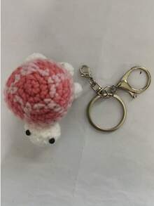 Crochet Yarn Turtle Keychain Cartoon Bag Pendant Car Hanging Ornament Finished Doll - Multicolor - View 13