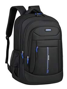 Large Capacity Commuter Laptop Backpack, Durable Oxford Fabric, Multi-Compartment Storage, Student Travel Backpack - Multicolor - View 1