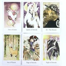 The Botan Tarot Peony Plant Tarot 78 Cards 10.3*6CM Full English Version Board Game - Multicolor - View 5