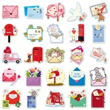 50pcs Cartoon Fairy Tale Letter Stickers Cool Room DIY Waterproof Decoration Suitable For Mobile Phone Computer Wall Skateboard Water Cup Window,Teens Durable Small Gift - Multicolor - View 5