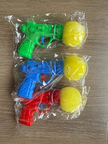 Pistol Spons Baru, Meluncurkan Bola Spons untuk Lelucon dan Penghilang Stres, Alat Permainan Interaktif Orang Tua-Anak, Mainan Pistol Peluncur Spons, Hadiah Penghargaan untuk Siswa, Warna Acak - MultiWarna - View 9