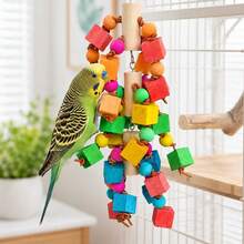 1pc Random Color & Style Large Parrot Chewing Toy Colorful Climbing Ladder Bird Cage Boredom Relief - View 6