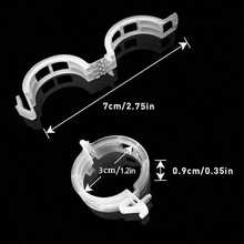 15Pcs Garden Lattice Plant Support Clips 1 Inch White Durable Plastic Vine Fixing Clips For Climbing Vegetables Flowers Tomato Cucumber Pumpkin Growth Support - 13 cm - View 3