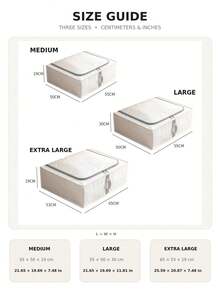 3/1pc Foldable Fabric Underbed Storage Bag, Fully Utilize Underbed Space, Can Store Blankets, Quilts And Pillows, Suitable For Closet Organization, Underbed, Wardrobe And Cabinet Top Storage, Also Suitable For Holiday, Room, Home And Bedroom Decoration, Clothing Storage, Storage Box, Storage, Underbed Storage Space - Multicolor - View 9