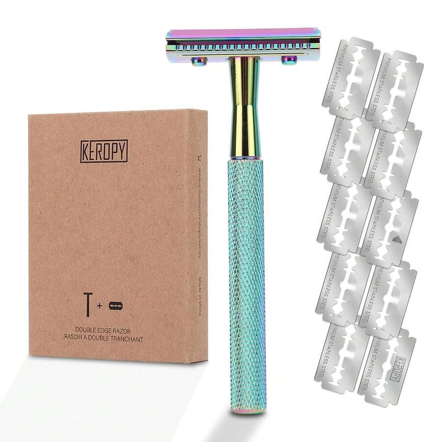 Safety Razor For Women, Rainbow - ColorA - View 1