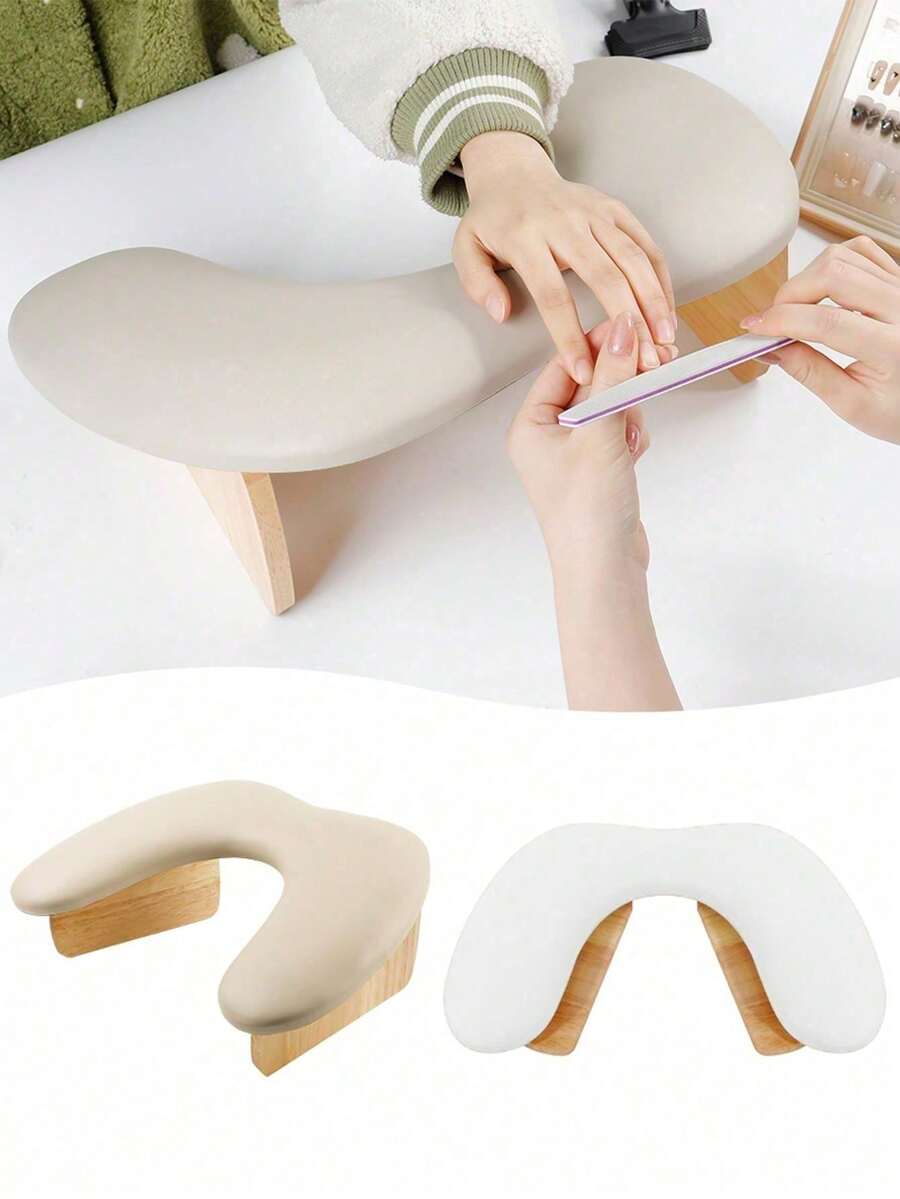 Foldable Slanted Nail Art Hand Pillow Butterfly Design Nail Art Hand Rest Pad Dual Hand Nail Art Hand Pillow For Nail Art Table - Multicolor - View 1