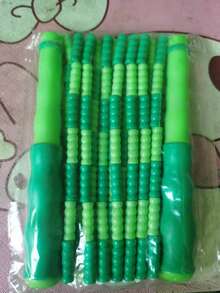 1pc Bamboo Jump Rope With Adjustable Soft Beads, Suitable For Student Exams, Daily Training, Fitness Training And Parent-Child Sports - Multicolor - View 10