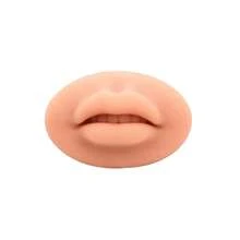 1pc 3D Realistic Silicone Lip Tattoo Practice Skin, Reusable - Multicolor - View 10